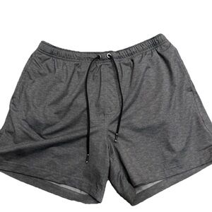 Chubbies Men’s Gray Athletic Shorts Causal XL Lined Drawstring Gym Lounge